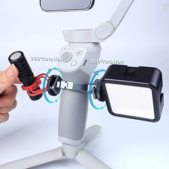 Amazon.com : Cold Shoe Adapter for DJI Osmo Mobile SE 7P OM6 & OM4